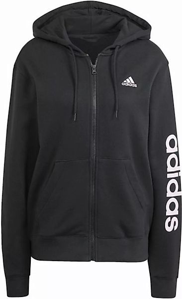 adidas Sportswear Kapuzensweatshirt W LIN FT FZ HD BLACK/CLPINK günstig online kaufen