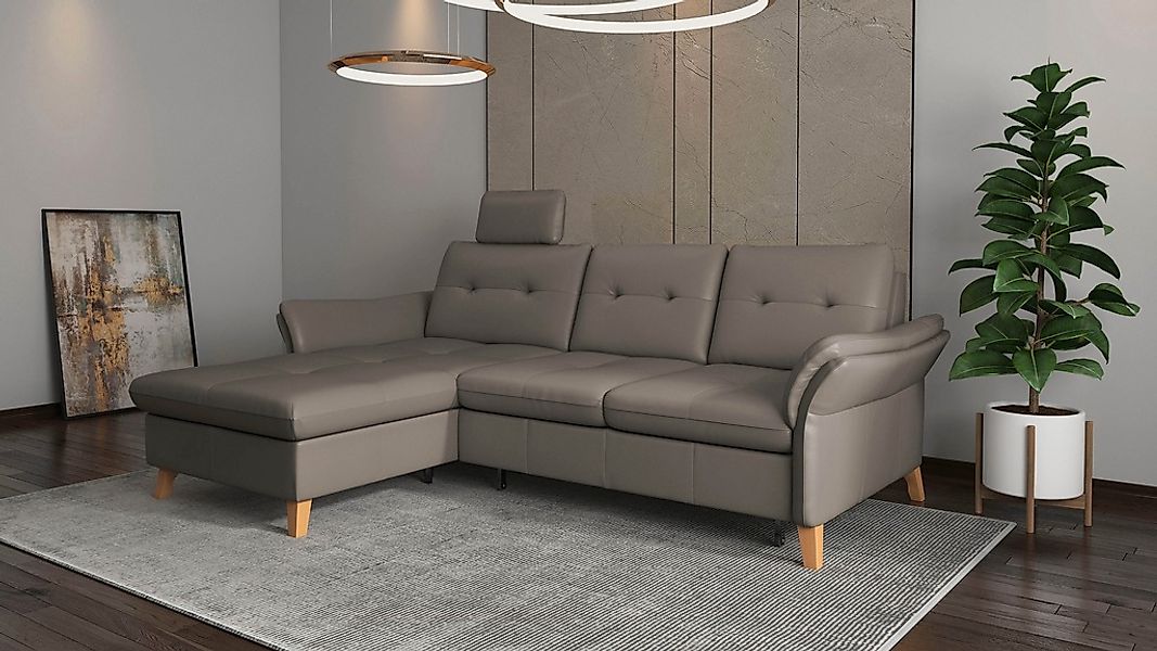sit&more Ecksofa »Göteborg«, Sitztiefenverstellung und Federkern, wahlweise günstig online kaufen