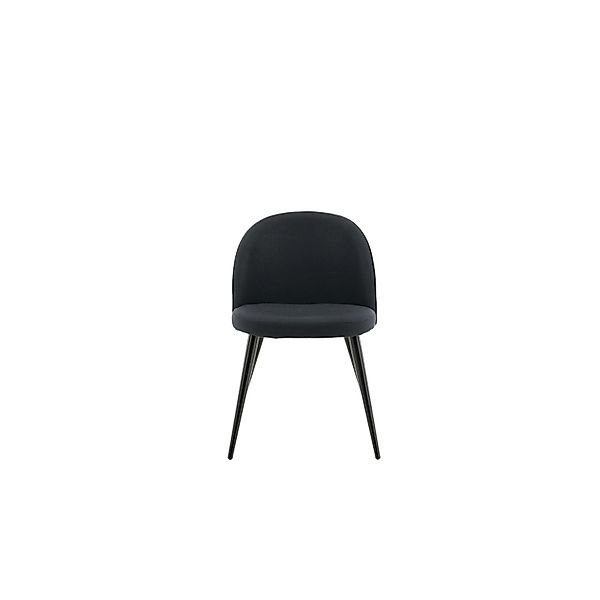 ebuy24 Velvet Esszimmerstuhl Schwarz günstig online kaufen
