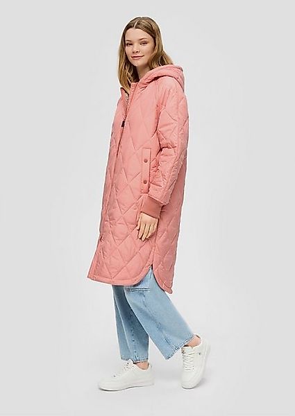 QS Funktionsmantel Oversize Mantel mit abgerundetem günstig online kaufen