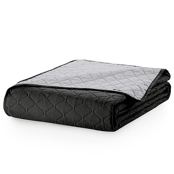 DecoKing Tagesdecke Bettüberwurf mit Uni Wendedesign günstig online kaufen