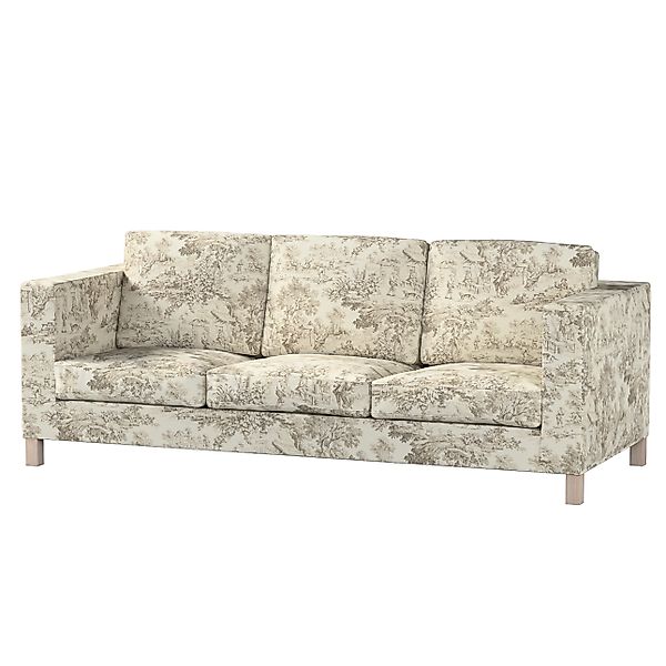 Bezug für Karlanda 3-Sitzer Sofa nicht ausklappbar, kurz, ecru-beige, Bezug günstig online kaufen