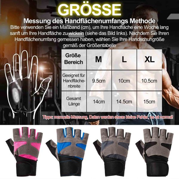 BTTO Hsch. Trainingshandschuhe Fahrradhandschuhe Fingerlose Handschuhe günstig online kaufen