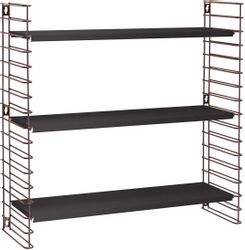 Metaltex Wandregal Tomado, Seitengitter bronzefarben günstig online kaufen