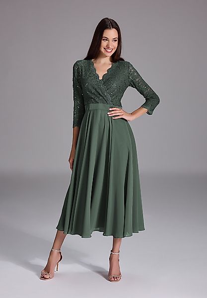 SWING Cocktailkleid Taillierte Passform mit ausgestelltem günstig online kaufen