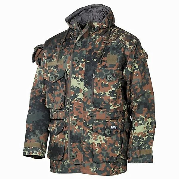 MFH Outdoorjacke Outdoorjacke mit Rip Stop, flecktarn günstig online kaufen