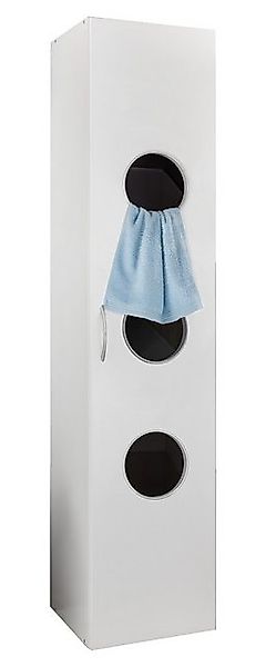 freiraum Wäscheschrank MRK Multiraumkonzept in WEISS - 40x185x68cm (BxHxT) günstig online kaufen
