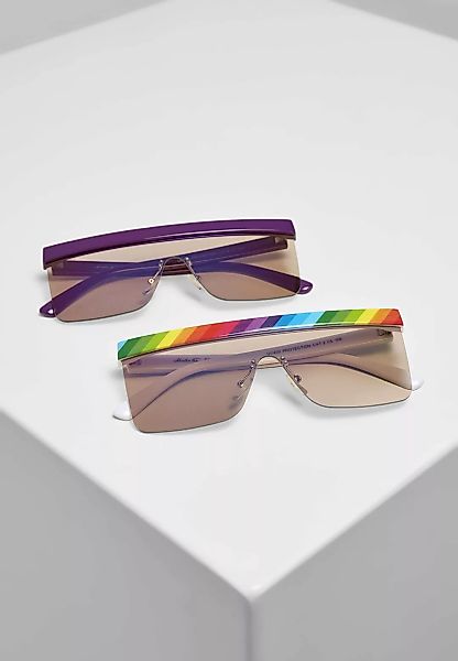 MisterTee Sonnenbrille "Accessoires Pride Sunglasses 2-Pack" günstig online kaufen