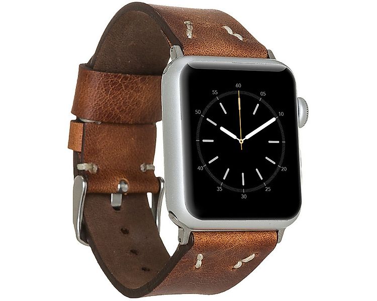 Burkley Smartwatch-Armband Exklusives Vintage Lederarmband, Handmade Stil 2 günstig online kaufen