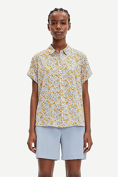 Kurzärmelige Hemdbluse - Majan Ss Shirt Aop - Aus Ecovero günstig online kaufen