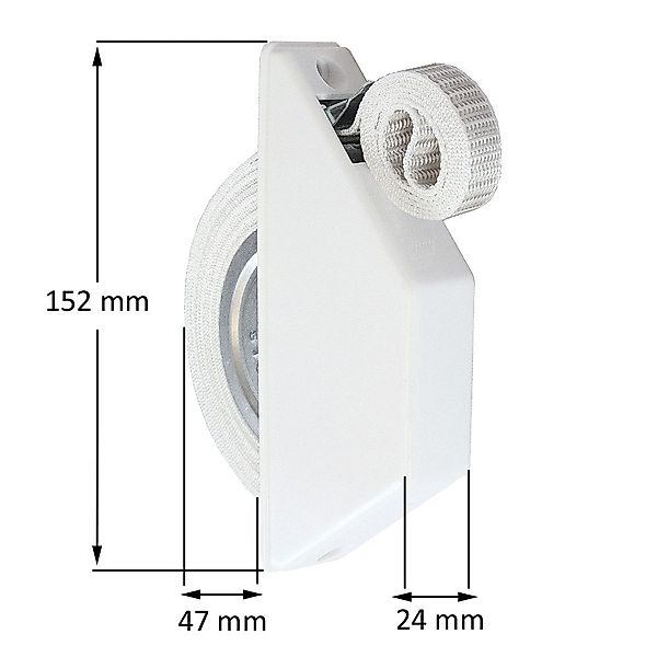 Inovatec Halbeinlass-Gurtwickler 2 x Rollladen Halbeinlass günstig online kaufen