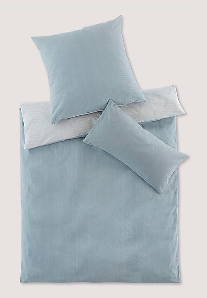 Hessnatur Bettwäsche Streifen aus reiner Bio-Baumwolle, Web, 2 teilig günstig online kaufen