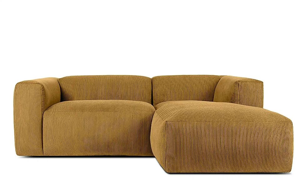 KONSIMO Ecksofa  Buffo ¦ gelb ¦ Maße (cm): B: 225 H: 73 Polstermöbel > Sofa günstig online kaufen