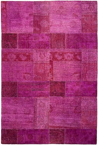 morgenland Teppich »Patchwork - 271 x 182 cm - lila«, rechteckig, Wohnzimme günstig online kaufen