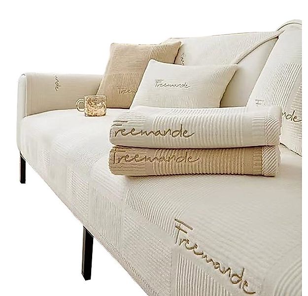 Minicloss Sofaschoner Sofaschoner Schlichtes, modernes Sofabezugs, dickes s günstig online kaufen