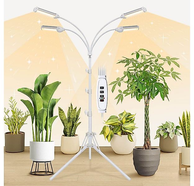 Jibenhome Pflanzenlampe 32W LED Vollspektrum Pflanzenlicht mit einstellbare günstig online kaufen