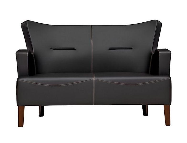 JVmoebel 2-Sitzer Sofa 2-Sitzer Relax Leder Lounge Holz Polster Couch Luxus günstig online kaufen