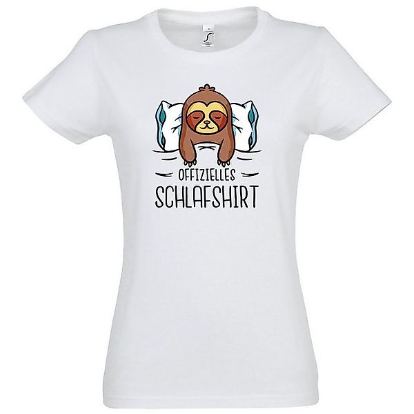Youth Designz T-Shirt Offizielles Schlafshirt Faultier Damen Shirt mit modi günstig online kaufen