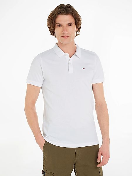 Tommy Jeans Poloshirt "TJM SLIM PLACKET POLO", Piqué mit Polokragen günstig online kaufen