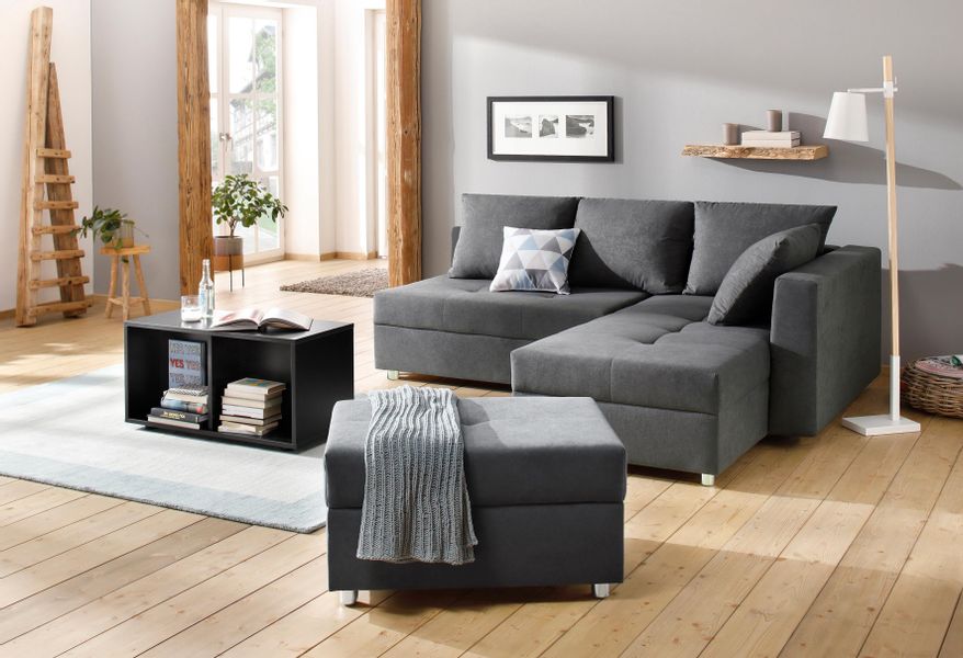 Home affaire Hocker "Italia" mit Federkern günstig online kaufen