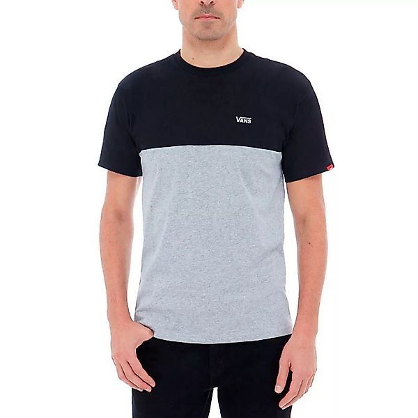 Vans Color Block Kurzärmeliges T-shirt XL Black / Athletic Blue günstig online kaufen