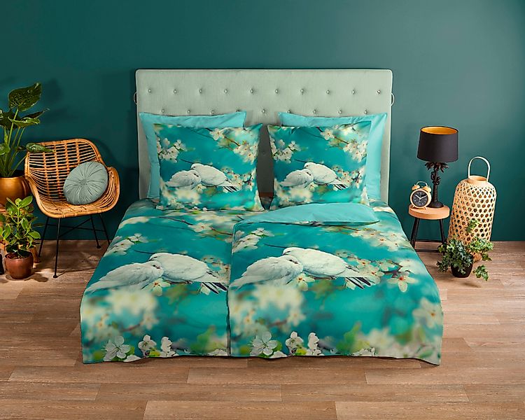 good morning Wendebettwäsche »Loving« 2 Stk. tlg. 100% Baumwolle, 135x200, günstig online kaufen