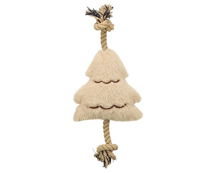 TRIXIE Tierkuscheltier Hundespielzeug Weihnachtsbaum mit Tau beige günstig online kaufen