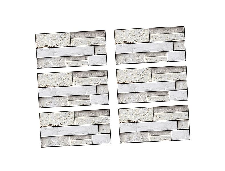 Coonoor Fliesenaufkleber 12 Stück 15x30cm, Fliesenaufkleber, selbstklebende günstig online kaufen