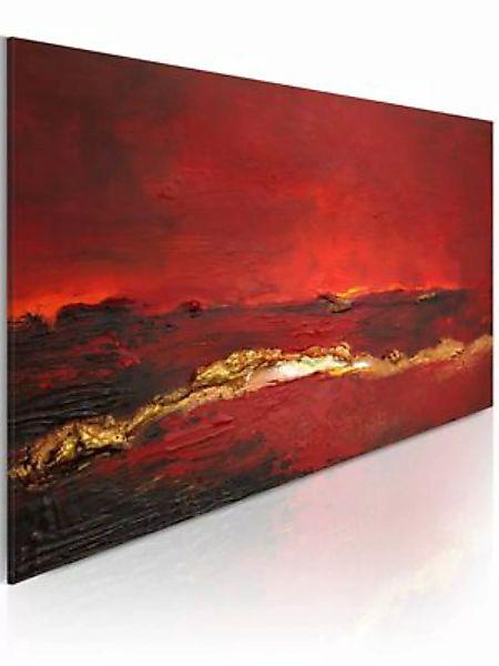 artgeist Handgemalte Bild Roter Ozean mehrfarbig Gr. 100 x 40 günstig online kaufen