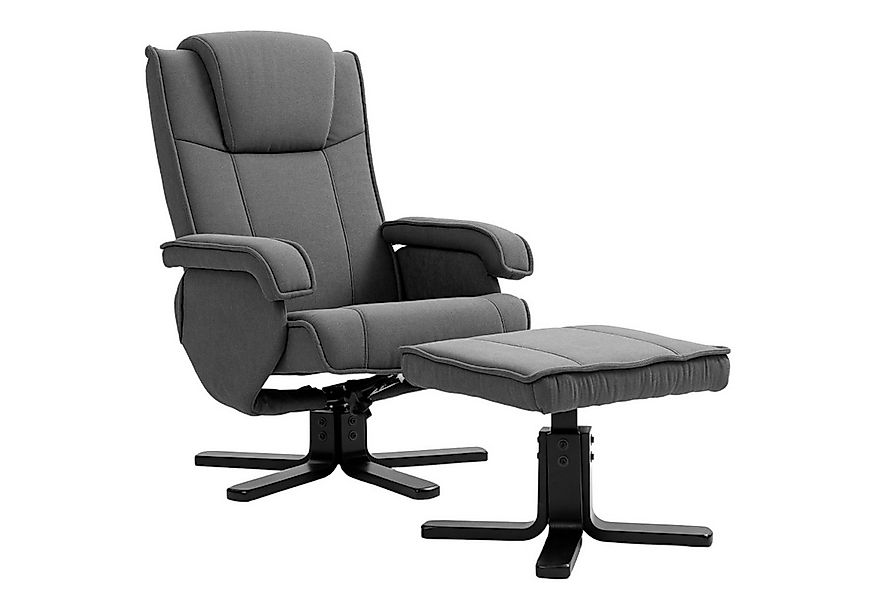 MC Star Relaxsessel mit Hocker, 360°drehbarer Fernsehsessel mit Verstellbar günstig online kaufen