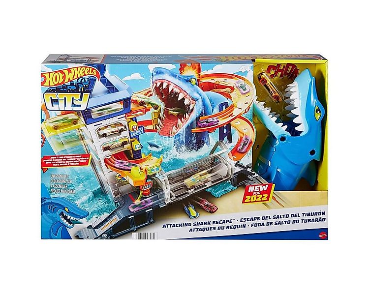 Mattel® Spielzeug-Auto Mattel HMF86 - Hot Wheels - City Shark Escape Spiels günstig online kaufen