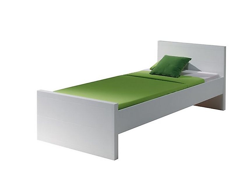 58 aufm Kessel Kinderbett Einzelbett Karima 210x96x77 Kinderbett MDF Weiß ( günstig online kaufen