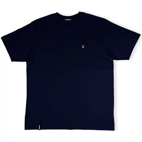 Organic Monkey  T-Shirts & Poloshirts Fine Apple T-Shirt - Navy günstig online kaufen