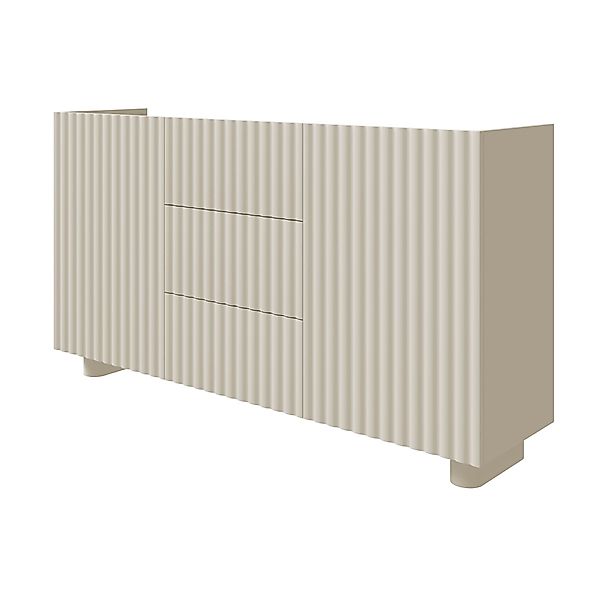 Selsey Sideboard FIORRA, Sideboard mit geriffelten günstig online kaufen