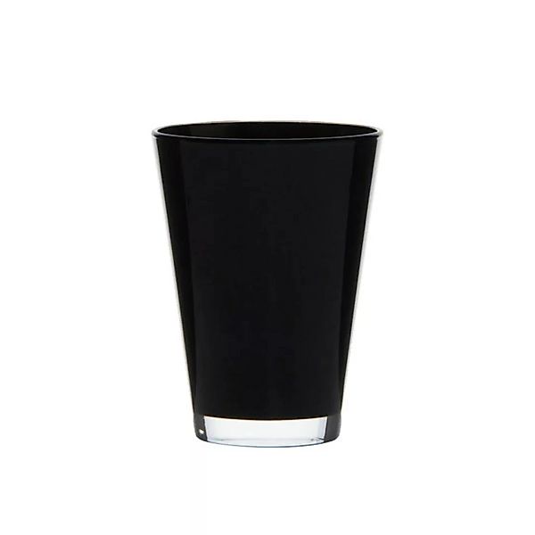 Dekovase Aus Glas 15cm, Conner Black, Blumentopf günstig online kaufen
