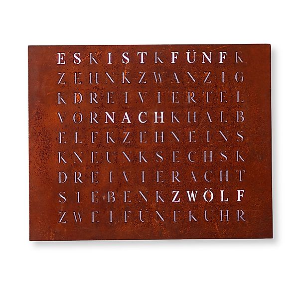 build-yours.de Wanduhr Wortuhr Jupiter in Deutsch günstig online kaufen