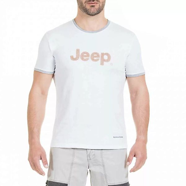 Jeep O100836w012 Kurzärmeliges T-shirt 2XL Optical White günstig online kaufen