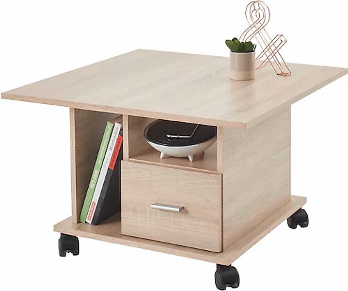 Stolkom Couchtisch »Activio«, rollbar, Tisch mit Schubkasten günstig online kaufen
