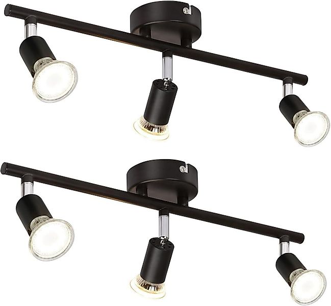 ZMH Deckenleuchte 3 Flammig-Deckenspot Deckenlampe Modern GU10 für Schlafzi günstig online kaufen