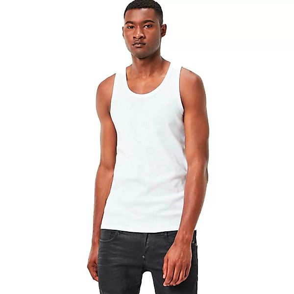 G-star Base 2 Units Ärmelloses T-shirt 2XL White günstig online kaufen
