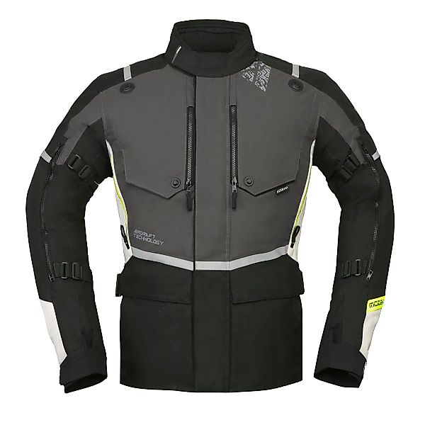 Modeka Motorradjacke Modeka Trohn Textiljacke dunkelgrau günstig online kaufen