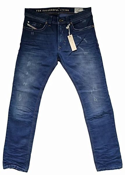 Diesel Slim-fit-Jeans Thavar 0801C (Blau Dunkelblau, Dirty Vintage Look) 10 günstig online kaufen
