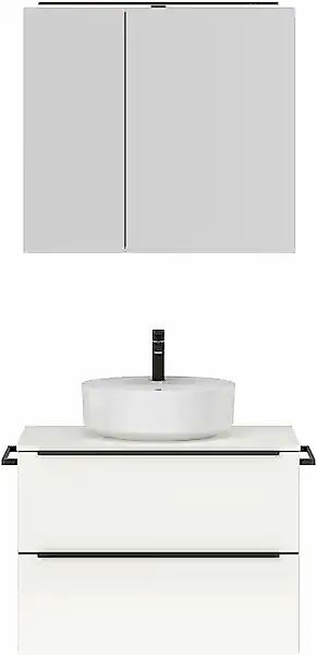 nobilia® Badmöbel-Set »Alvene« vormontiert, mit Soft-Close, 2 Stk. tlg. günstig online kaufen