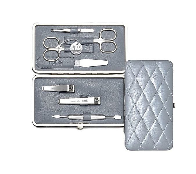 nippes Solingen Maniküre-Etui Maniküre Set RAUTE mit Lamm-Nappa-Etui und Ve günstig online kaufen
