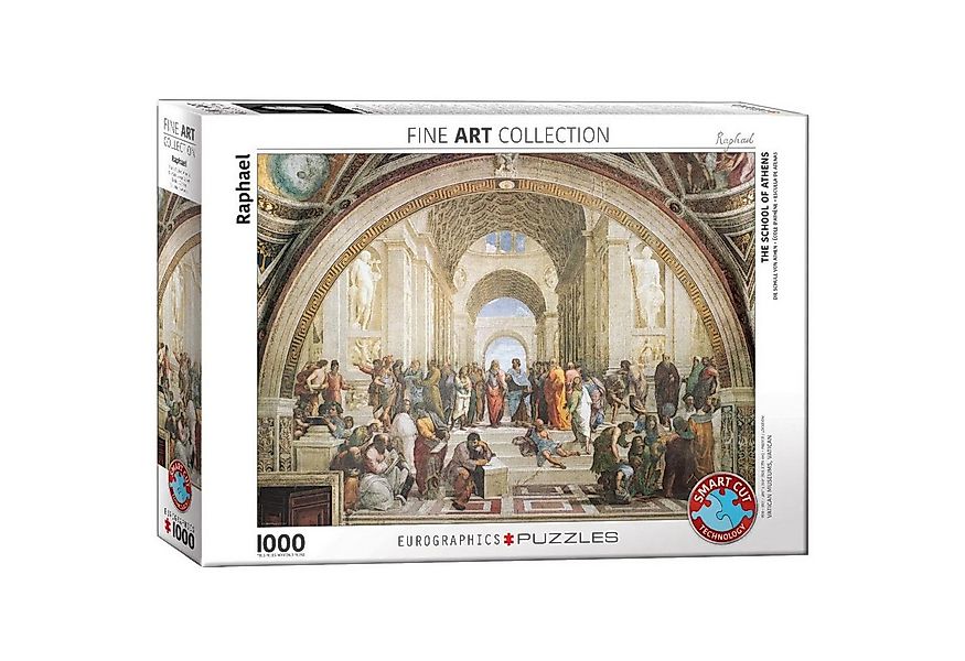 EUROGRAPHICS Puzzle Die Schule von Athen, 1000 Puzzleteile günstig online kaufen