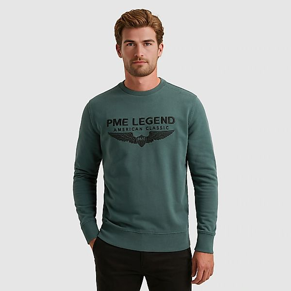 PME LEGEND Sweatshirt "Crewneck soft terry with logo", mit Logo Print günstig online kaufen