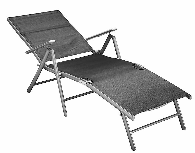 MERXX Gartenliege, Alu/Textil, klappbar günstig online kaufen