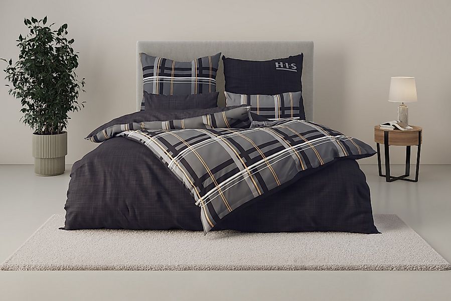 H.I.S Wendebettwäsche Talin, Linon, 2 teilig, NEUHEIT in Gr. 135x200 oder 1 günstig online kaufen