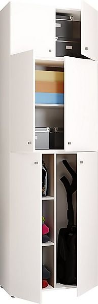 VCM Mehrzweckschrank Holz Besenschrank Staubsauger Putzschrank Lona A günstig online kaufen