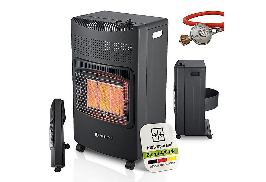 Juskys Heizstrahler GS42US, 4200 W, stark und energiesparend, 3-Stufen-Wärm günstig online kaufen